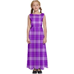 Kids  Satin Sleeveless Maxi Dress 