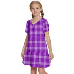 Kids  Short Sleeve Tiered Mini Dress 