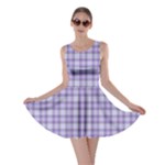 Purple Plaid Tartan 2 Skater Dress