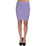 Purple Plaid Tartan 2 Bodycon Skirt