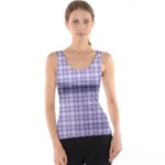 Purple Plaid Tartan 2 Women s Basic Tank Top