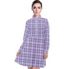 Long Sleeve Chiffon Shirt Dress 