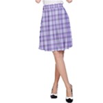 Purple Plaid Tartan 2 A-Line Skirt