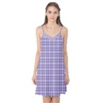 Purple Plaid Tartan 2 Camis Nightgown 