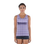 Purple Plaid Tartan 2 Sport Tank Top 