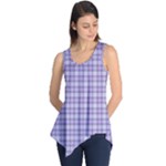 Purple Plaid Tartan 2 Sleeveless Tunic