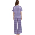 Short Sleeve Long Pants Satin Pajamas Set 