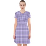 Purple Plaid Tartan 2 Adorable in Chiffon Dress