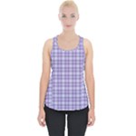 Purple Plaid Tartan 2 Piece Up Tank Top