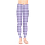 Purple Plaid Tartan 2 Kids  Leggings