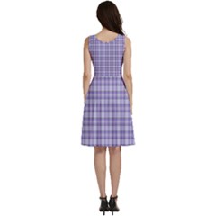 Sleeveless V-Neck Skater Dress with Pockets 