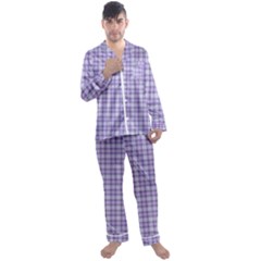 Men s Long Sleeve Satin Pajamas Set 