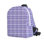 Purple Plaid Tartan 2 Kids  Age 2-4 Lightweight Preschool Backpack