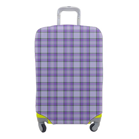 Purple Plaid Tartan 2 Luggage Cover (Small) from ArtsNow.com