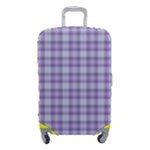 Purple Plaid Tartan 2 Luggage Cover (Small)