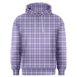 Purple Plaid Tartan 2 Men s Overhead Hoodie