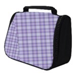 Purple Plaid Tartan 2 Full Print Travel Pouch (Small)