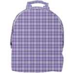 Purple Plaid Tartan 2 Mini Full Print Backpack