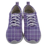 Purple Plaid Tartan 2 Women Athletic Shoes