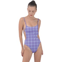 Tie Strap One Piece Swimsuit 