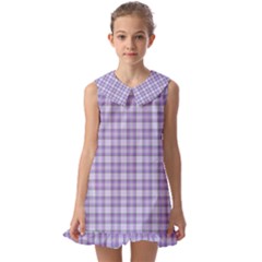 Kids  Pilgrim Collar Ruffle Hem Dress 