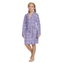 Kids  Long Sleeve Velvet Lounge Robe 