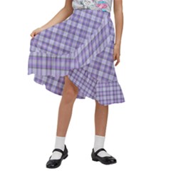 Kids  Ruffle Flared Wrap Midi Skirt 