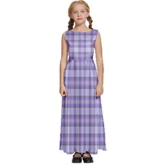 Kids  Satin Sleeveless Maxi Dress 