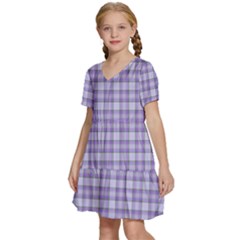 Kids  Short Sleeve Tiered Mini Dress 