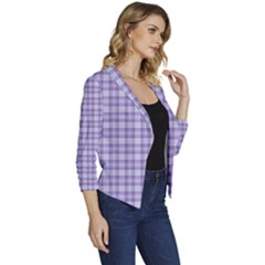 Women s Casual 3/4 Sleeve Spring Jacket 