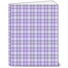 Purple Plaid Tartan 2 7  x 9  Softcover Notebook from ArtsNow.com