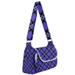 Blue Tartan Plaid 1 Diagonal Multipack Bag