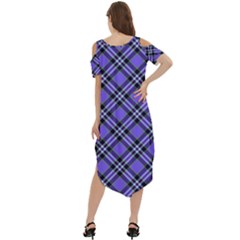 Cold Shoulder Loose Fit Dress With Pockets 