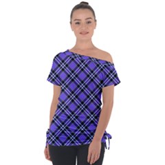 Off Shoulder Tie-Up T-Shirt 