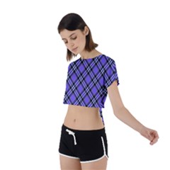 Tie Back Short Sleeve Crop T-Shirt 