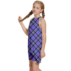 Kids  Halter Collar Waist Tie Chiffon Dress 