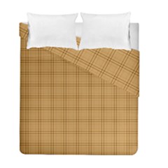 Autumn Fall Plaid Tartan 1 Duvet Cover Double Side (Full/ Double Size) from ArtsNow.com