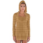 Autumn Fall Plaid Tartan 1 Long Sleeve Hooded T-shirt