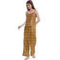 Spaghetti Top Long Pants Satin Pajamas Set 