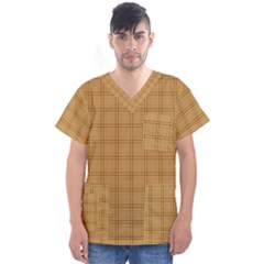 Men s V-Neck Scrub Top 