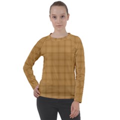 Autumn Fall Plaid Tartan 1 Women s Long Sleeve Raglan T