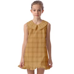 Kids  Pilgrim Collar Ruffle Hem Dress 