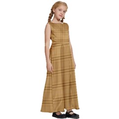 Kids  Satin Sleeveless Maxi Dress 