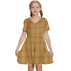 Kids  Short Sleeve Tiered Mini Dress 