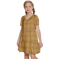 Kids  Short Sleeve Tiered Mini Dress 