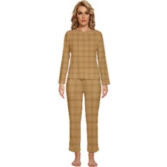 Womens  Long Sleeve Lightweight Pajamas Set 