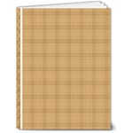 Autumn Fall Plaid Tartan 1 6  x 8  Hardcover Notebook