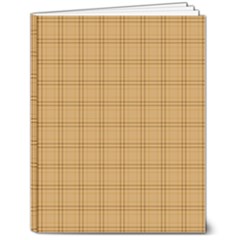 Autumn Fall Plaid Tartan 1 7  x 9  Softcover Notebook from ArtsNow.com