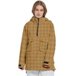 Autumn Fall Plaid Tartan 1 Women s Pullover Zip Ski and Snowboard Waterproof Breathable Jacket