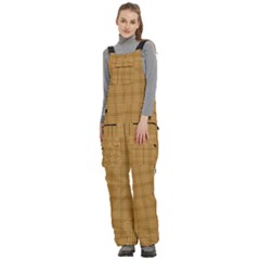 Women s Side Zip Front Pouch Ski And Snowboard Bib Pants	 